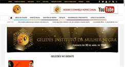 Desktop Screenshot of geledes.org.br